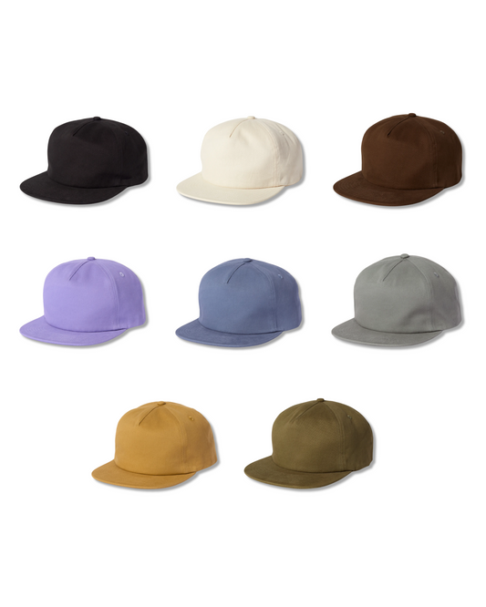 Branded Blank Snapbacks – Individual Color Packs (15-Pack)