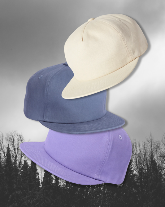 Overcast Pack – Branded Blank Snapbacks (12-Pack)